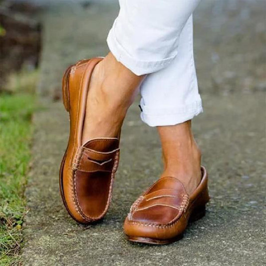 Eleanor | Women's Classic Penny Loafers Slip On Casual Shoes