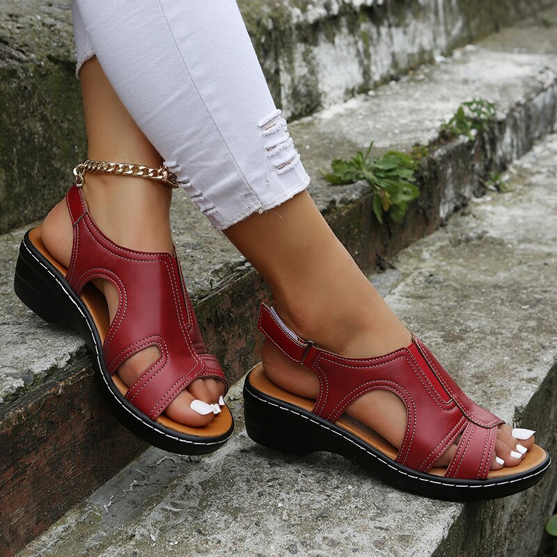 Ella | Orthopedic Sandals with Adjustable Strap and Support Sole