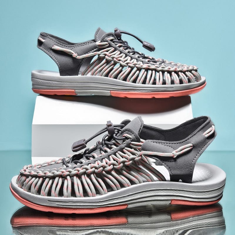 Violet | Casual Woven Sandals with Adjustable Fit