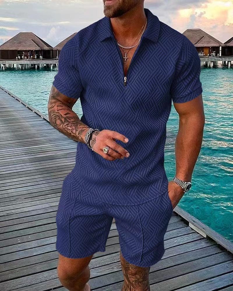 Peregrin | Men’s Short-Sleeve Shirt and Matching Shorts Set | Casual