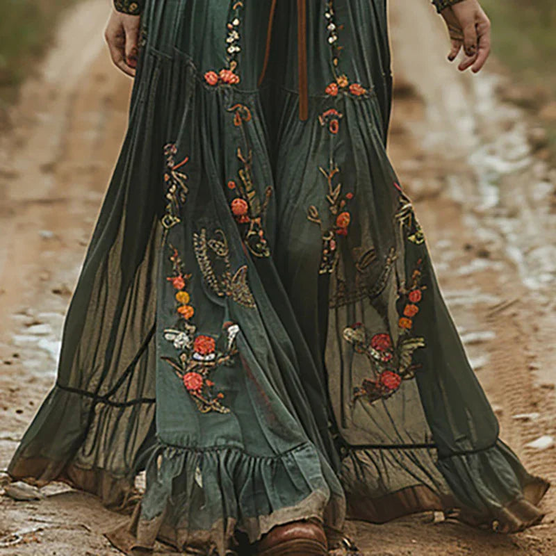 Zaria | Women’s Boho Maxi Dress | Floral