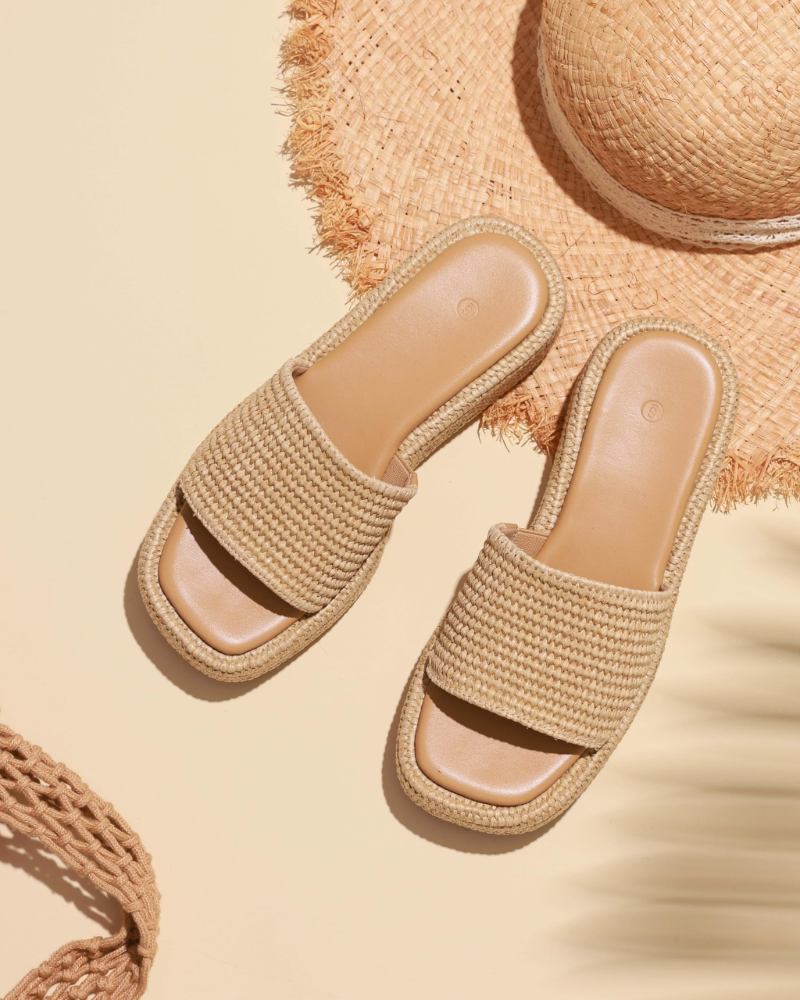 Juliette | Women’s bohemian platform espadrille slip on sandals