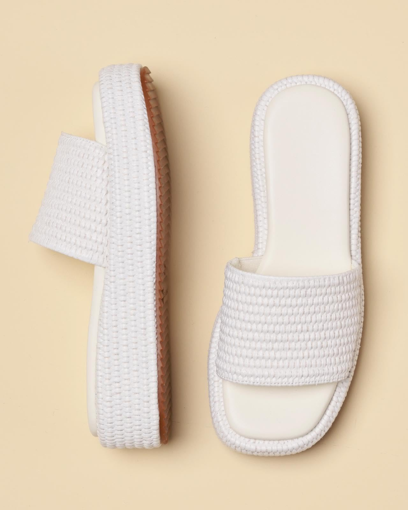Juliette | Women’s bohemian platform espadrille slip on sandals