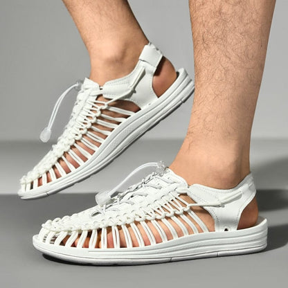 Violet | Casual Woven Sandals with Adjustable Fit