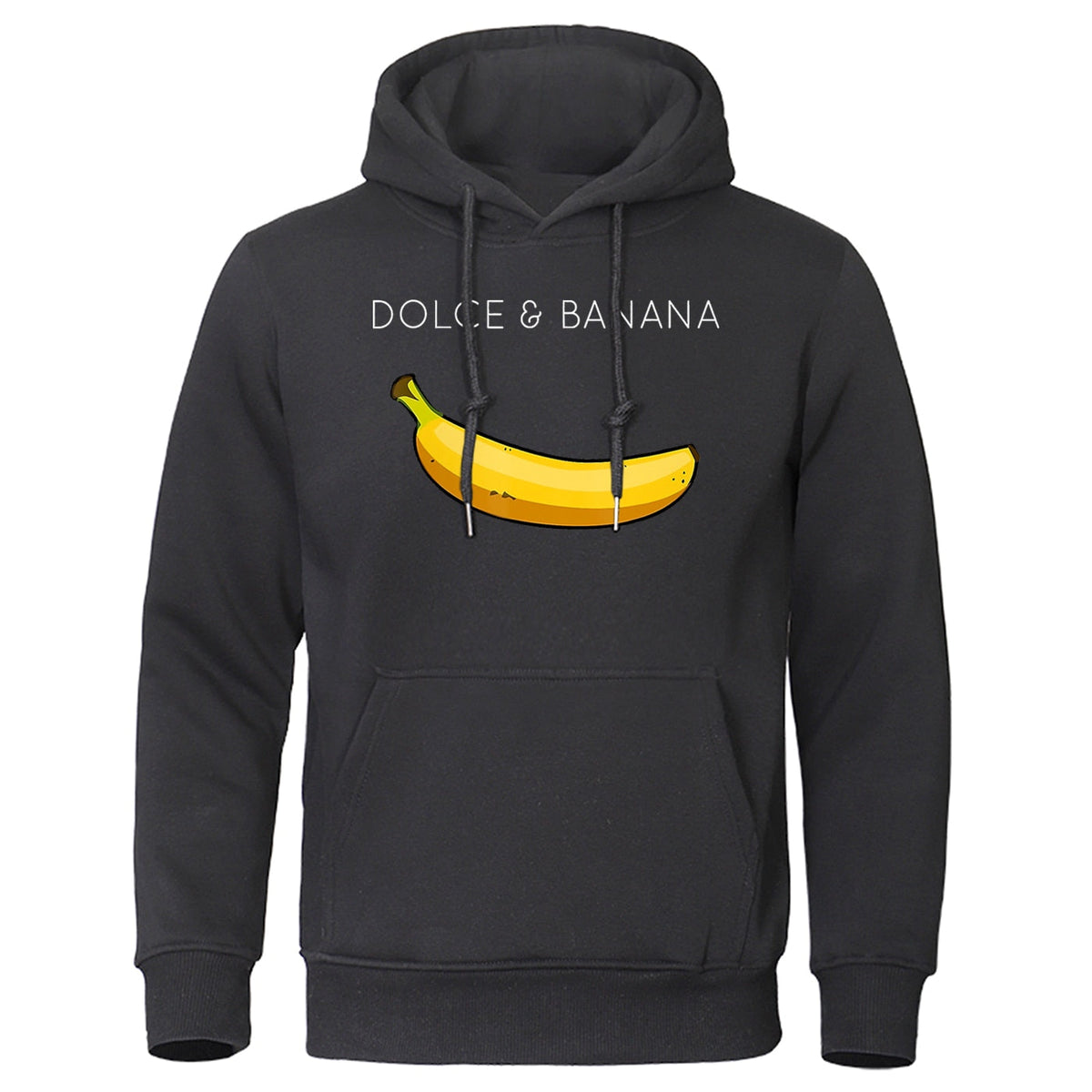 Theodore | Hoodie with Banana Print and Kangaroo Pocket