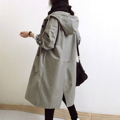 Desiree | Women's Windbreaker Coat with Hooded Design