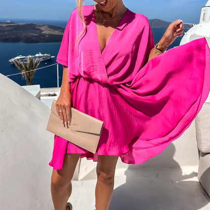 Alina | Women’s Wrap-Style Mini Dress | Breezy