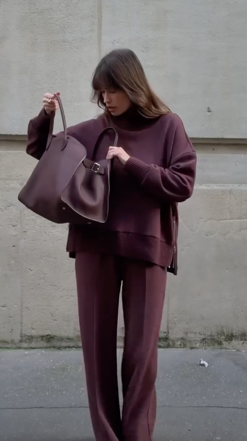 Nancy | Casual Co-Ord Set with Crewneck Top