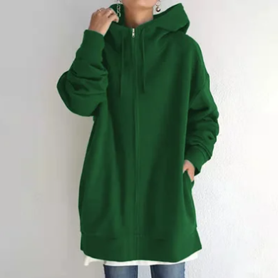 Michelle | Women's Oversized Zip Hoodie with Hood