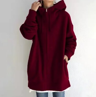 Michelle | Women's Oversized Zip Hoodie with Hood