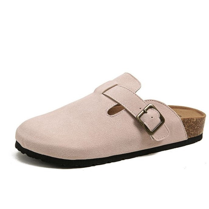 Kamryn | Women’s Closed-Toe Cork Sandals with Adjustable Strap | Perfect