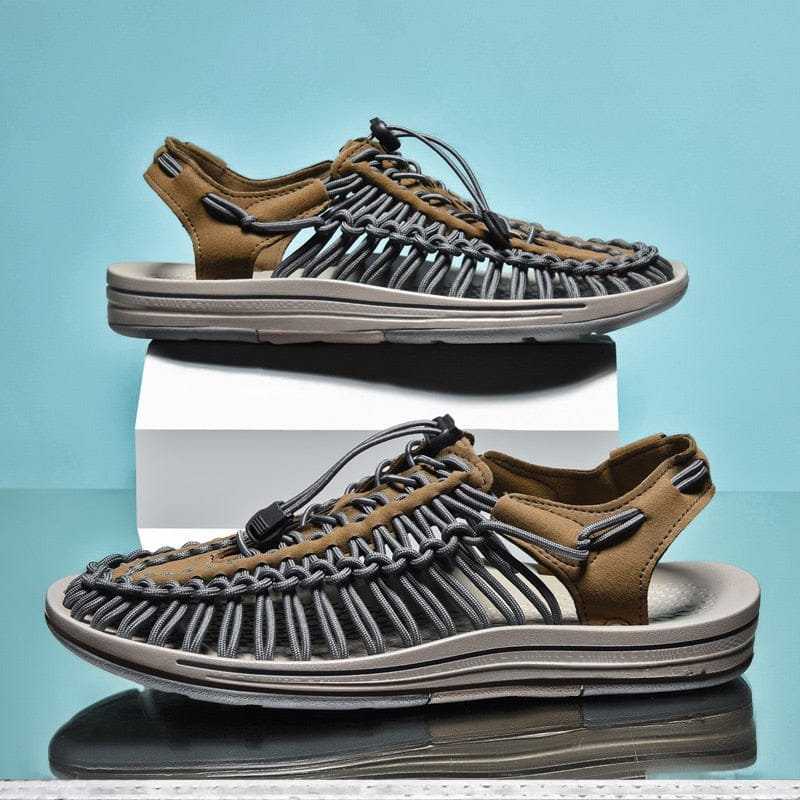 Violet | Casual Woven Sandals with Adjustable Fit