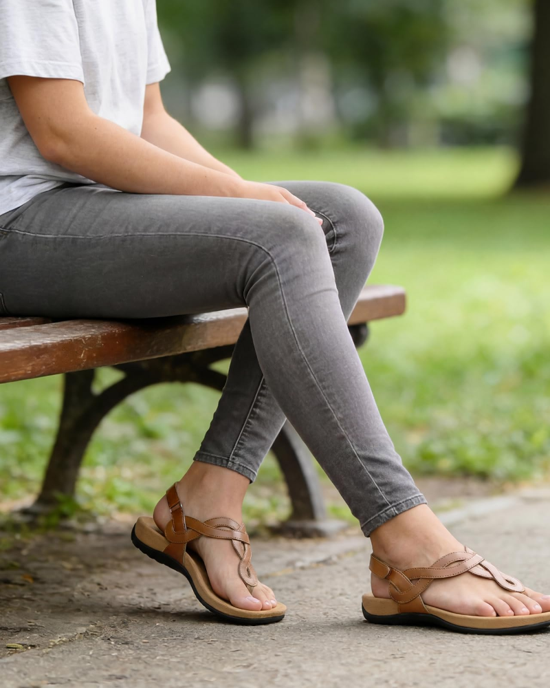 Magnolia | Women’s thong sandals with arch support straps