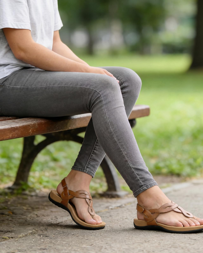 Magnolia | Women’s thong sandals with arch support straps