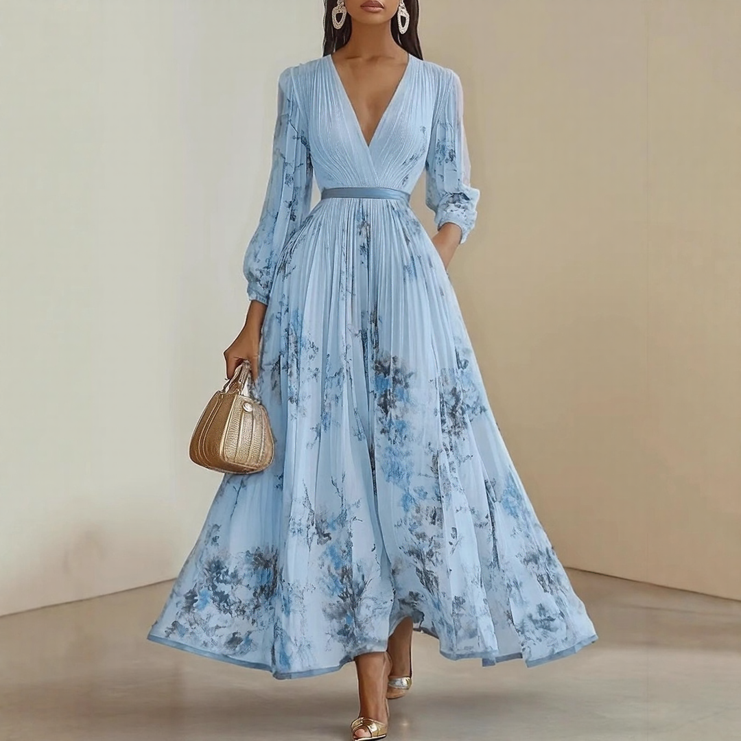 Rohanne | Elegant Pleated Maxi Dress