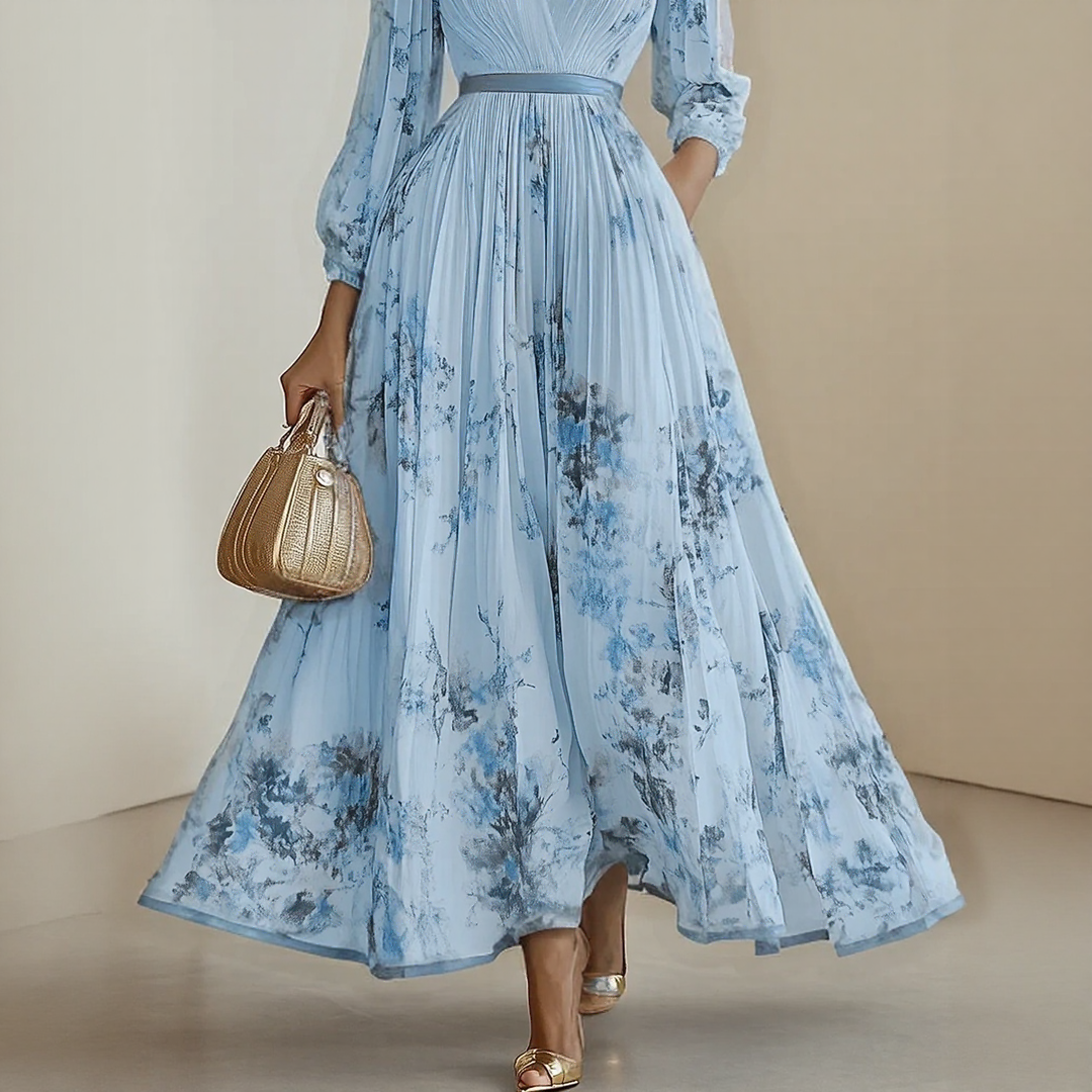 Rohanne | Elegant Pleated Maxi Dress