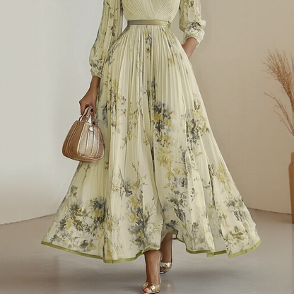 Rohanne | Elegant Pleated Maxi Dress