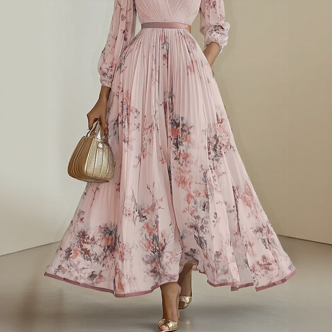 Rohanne | Elegant Pleated Maxi Dress