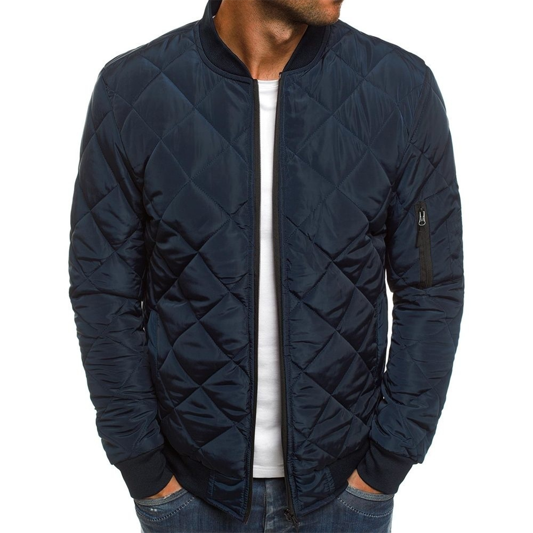 Gary | Quilted Bomber Jacket with Sleeve Pocket