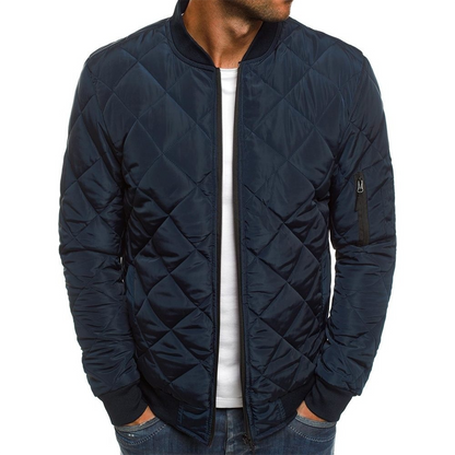 Gary | Quilted Bomber Jacket with Sleeve Pocket