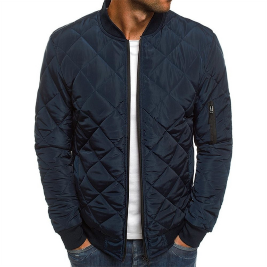 Gary | Quilted Bomber Jacket with Sleeve Pocket