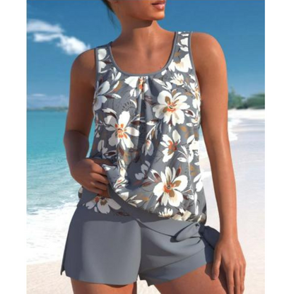 Arielle | Women’s Floral Tank Top and Shorts Set | Summer
