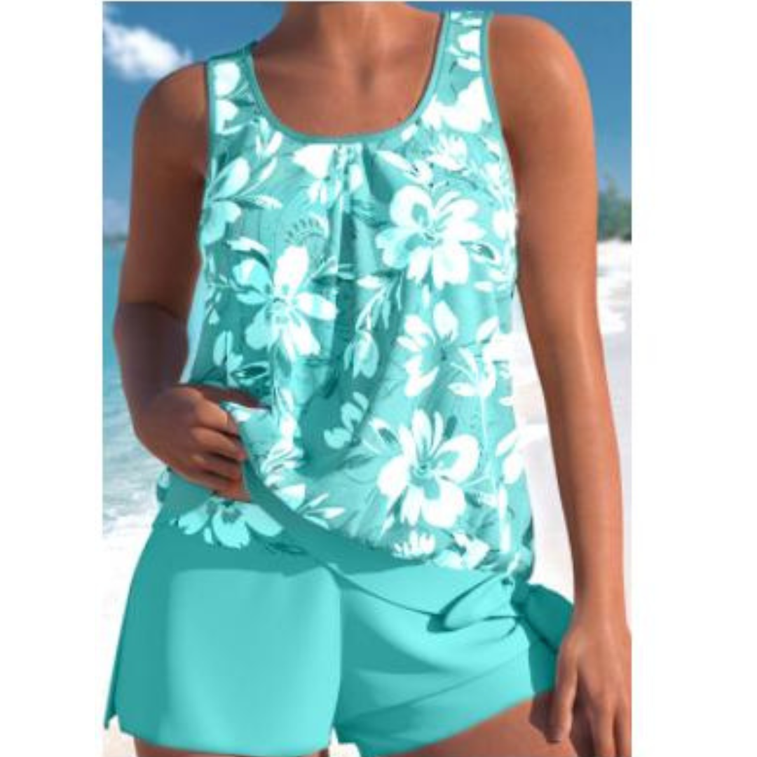 Arielle | Women’s Floral Tank Top and Shorts Set | Summer