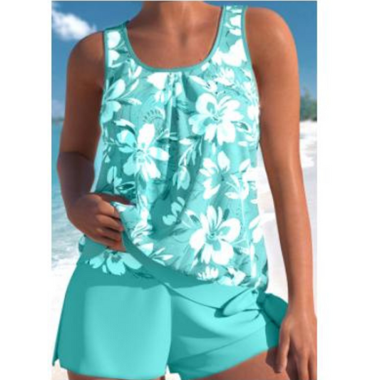 Arielle | Women’s Floral Tank Top and Shorts Set | Summer