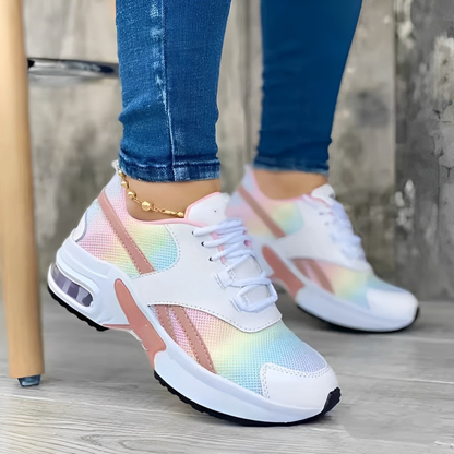 Nicolle| Sneakers with lace up closure and thick sole