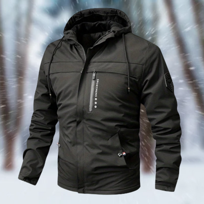 Mark | Waterproof Hooded Jacket with Zipper Pocket