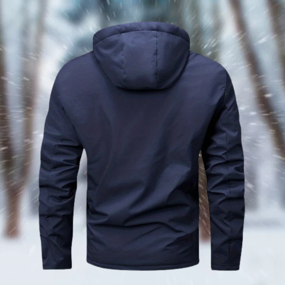 Mark | Waterproof Hooded Jacket with Zipper Pocket
