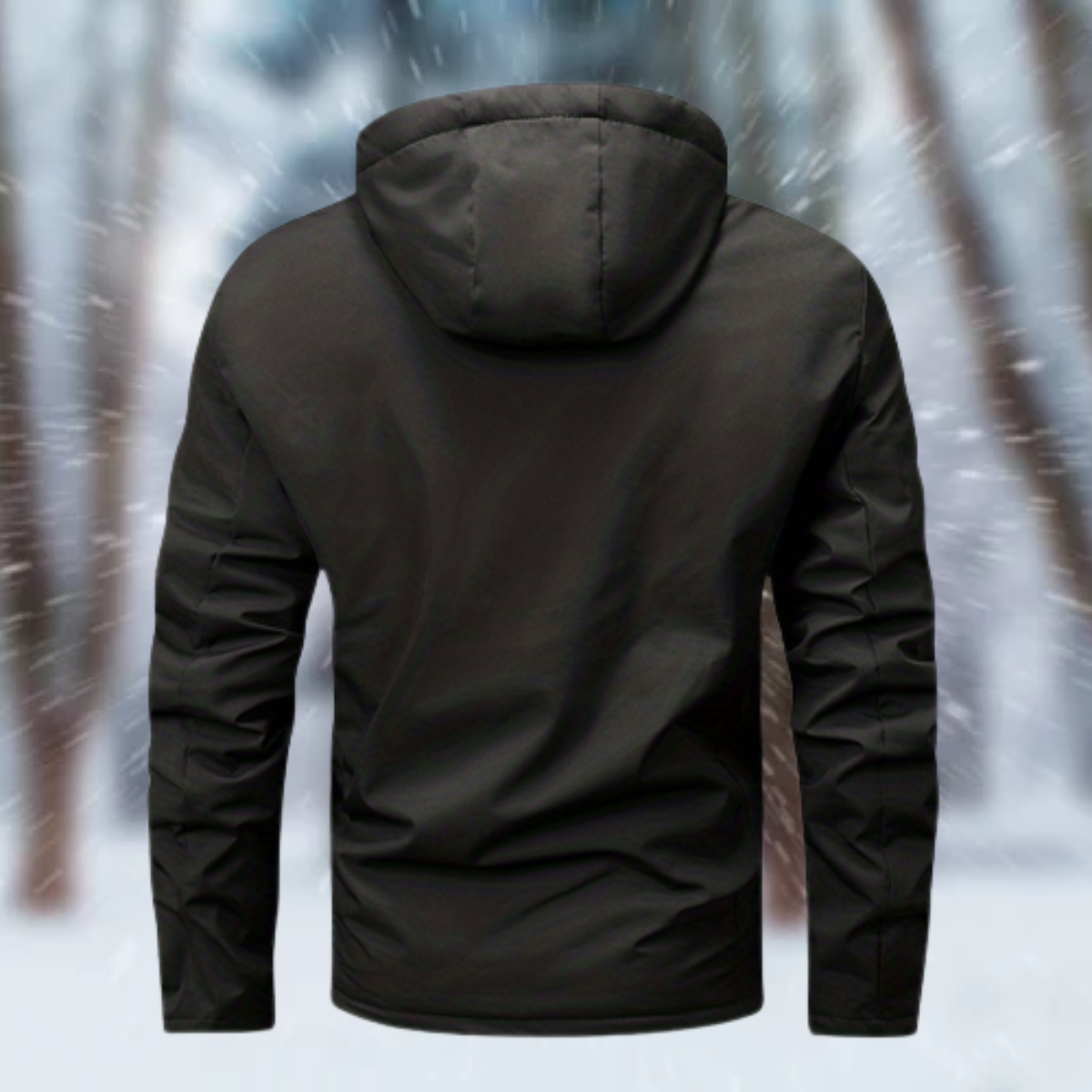 Mark | Waterproof Hooded Jacket with Zipper Pocket