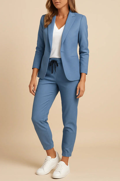 Helena | Women’s Elegant Structured Suit Set with Jacket