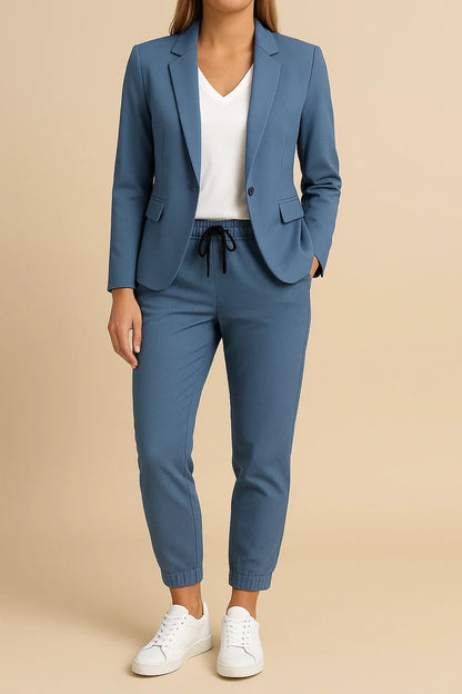 Helena | Women’s Elegant Structured Suit Set with Jacket