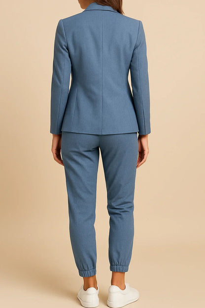 Helena | Women’s Elegant Structured Suit Set with Jacket