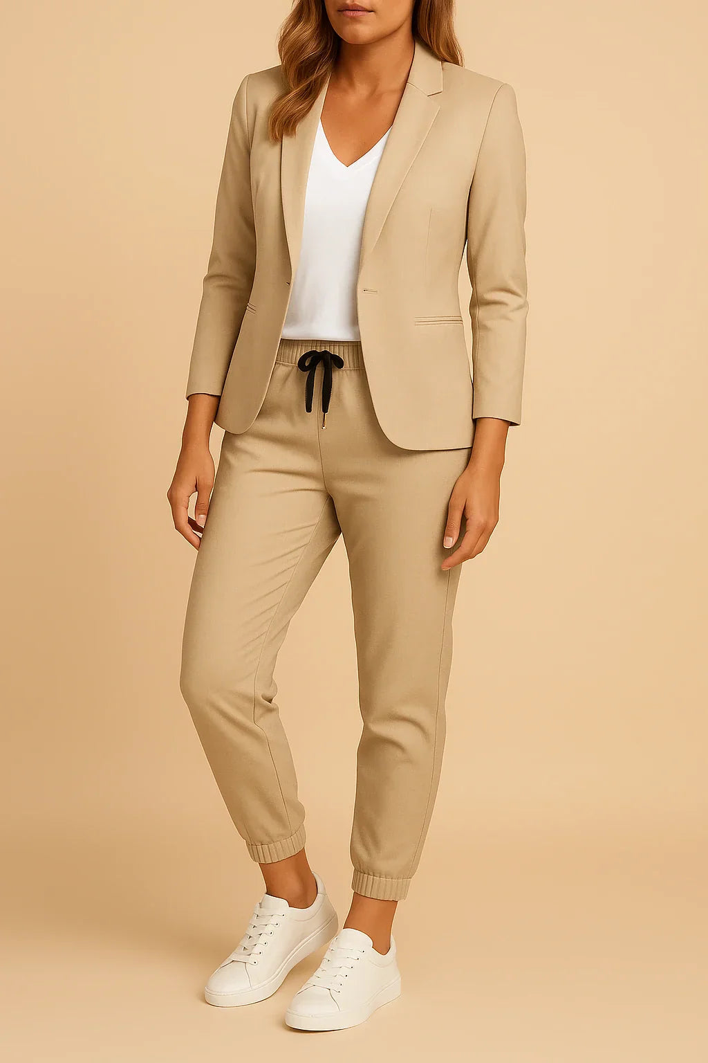 Helena | Women’s Elegant Structured Suit Set with Jacket