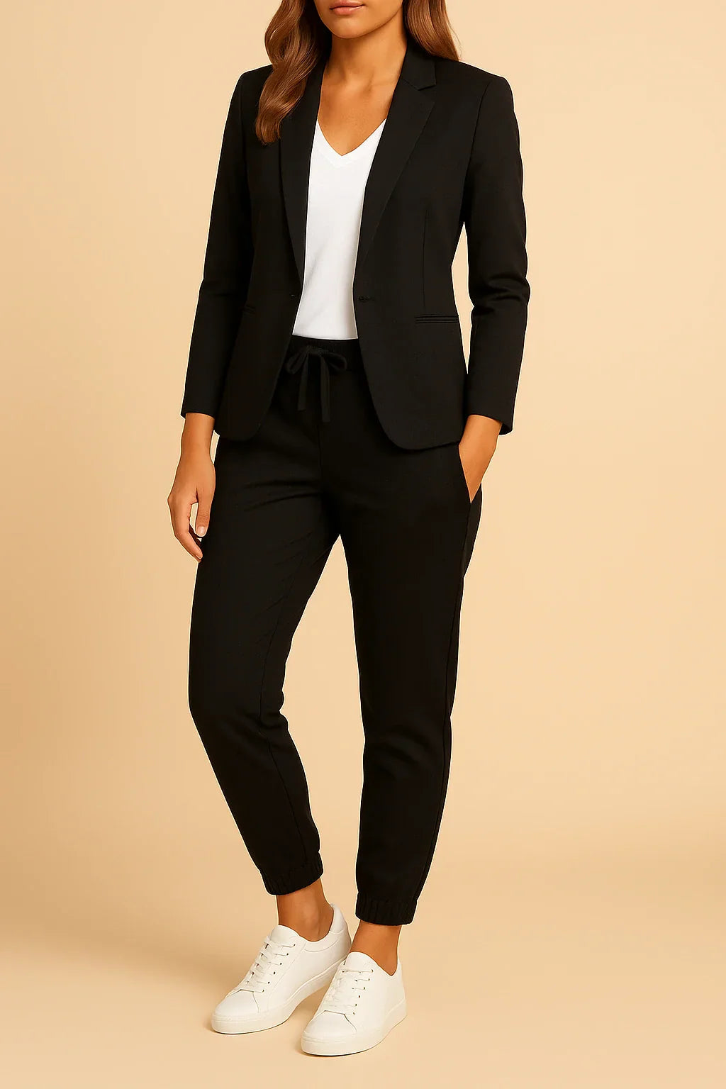 Helena | Women’s Elegant Structured Suit Set with Jacket
