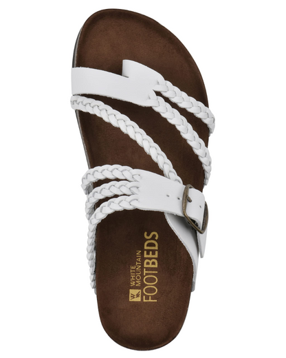 Savannah | Women’s braided toe loop sandals with comfort sole