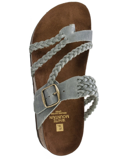 Savannah | Women’s braided toe loop sandals with comfort sole