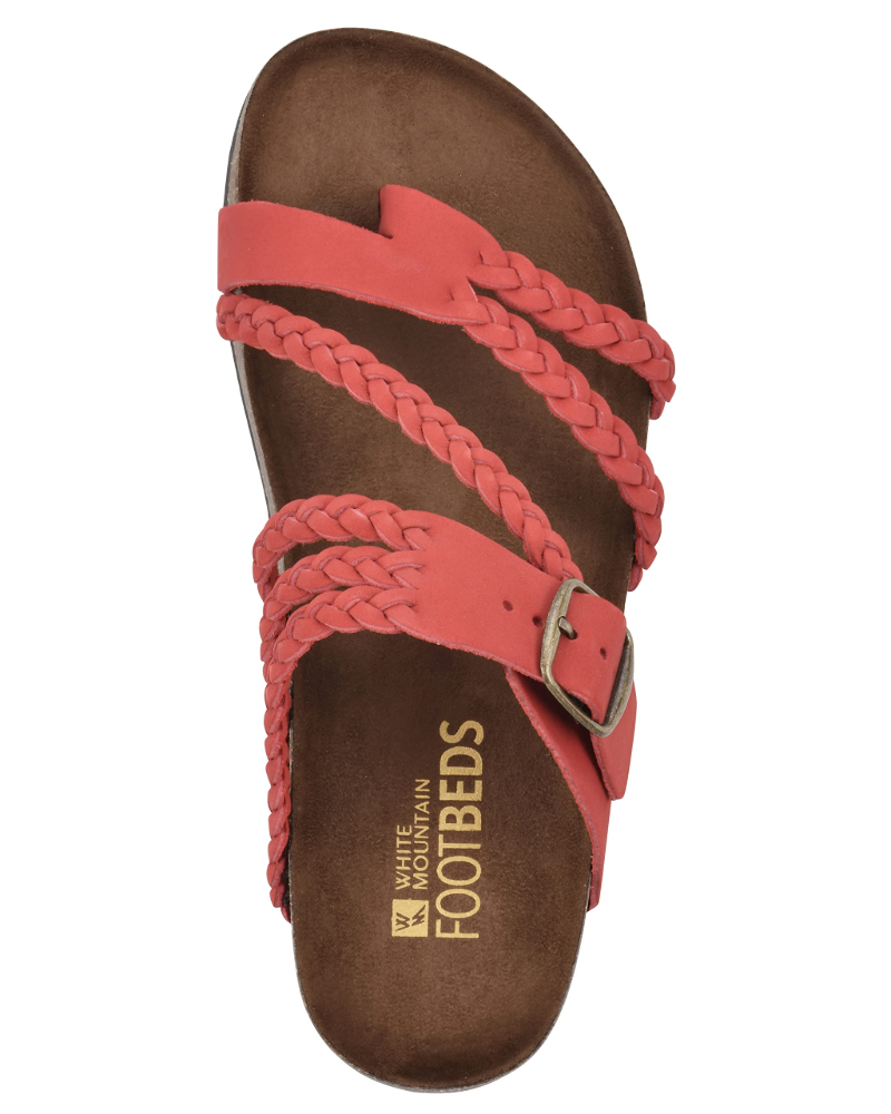 Savannah | Women’s braided toe loop sandals with comfort sole