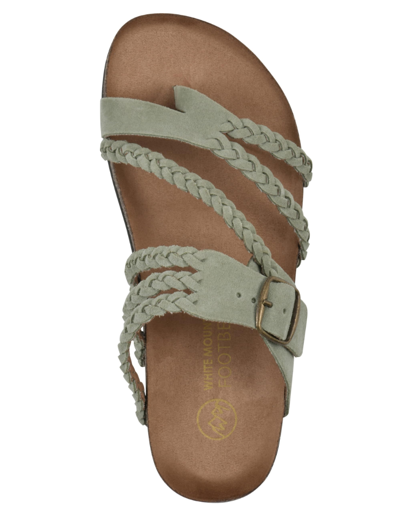 Savannah | Women’s braided toe loop sandals with comfort sole