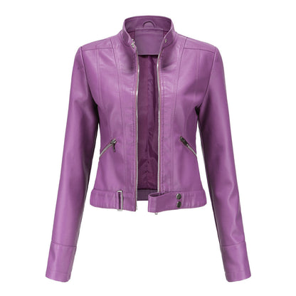 Aria | Women's Leather Jacket with Classic Design