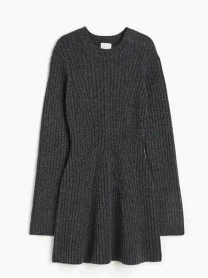 Avery | Women's Knit Dress with Long Sleeves