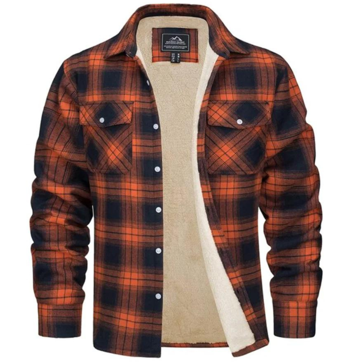 Noah | Men's Plaid Hooded Jacket with Long Sleeves