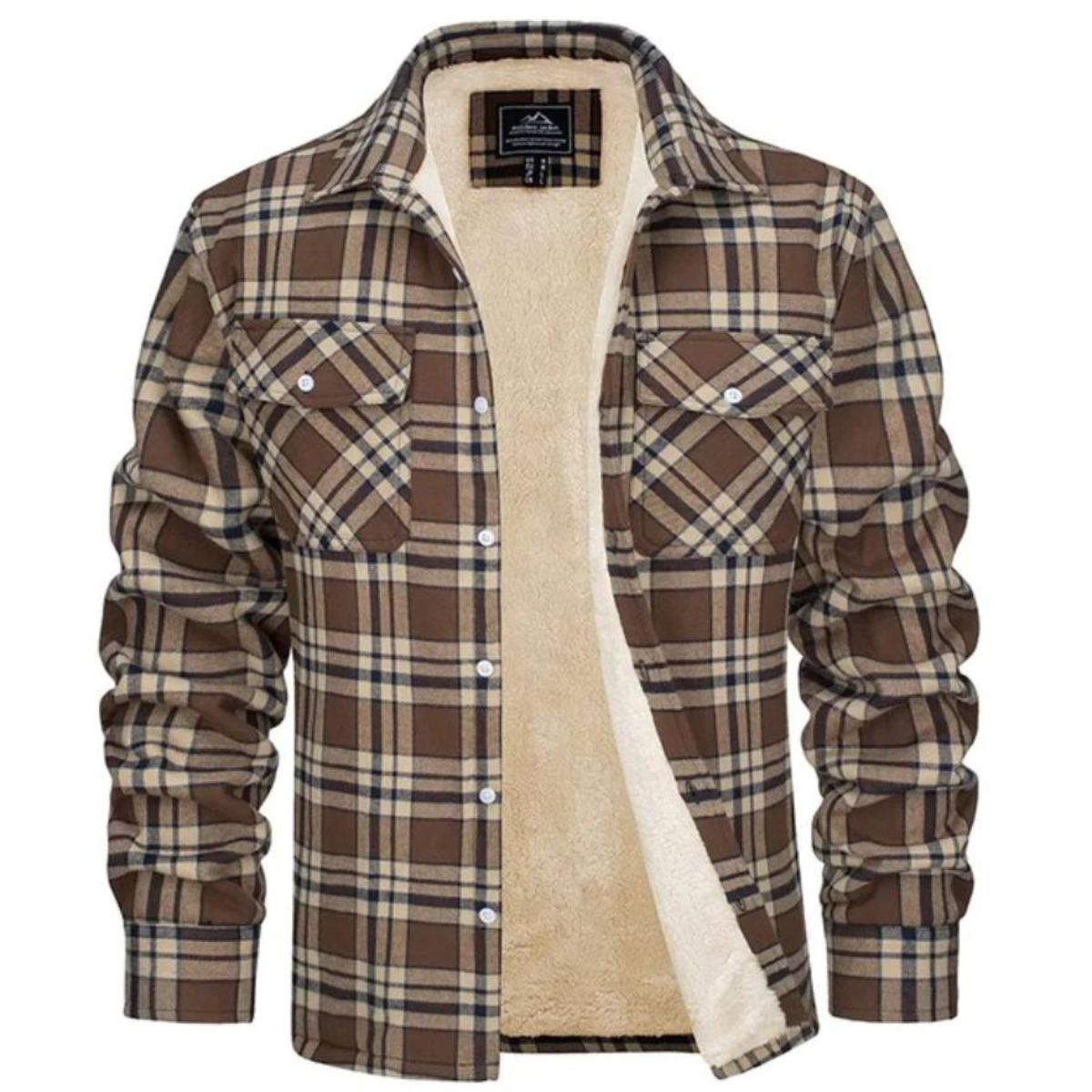Noah | Men's Plaid Hooded Jacket with Long Sleeves