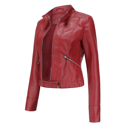 Aria | Women's Leather Jacket with Classic Design