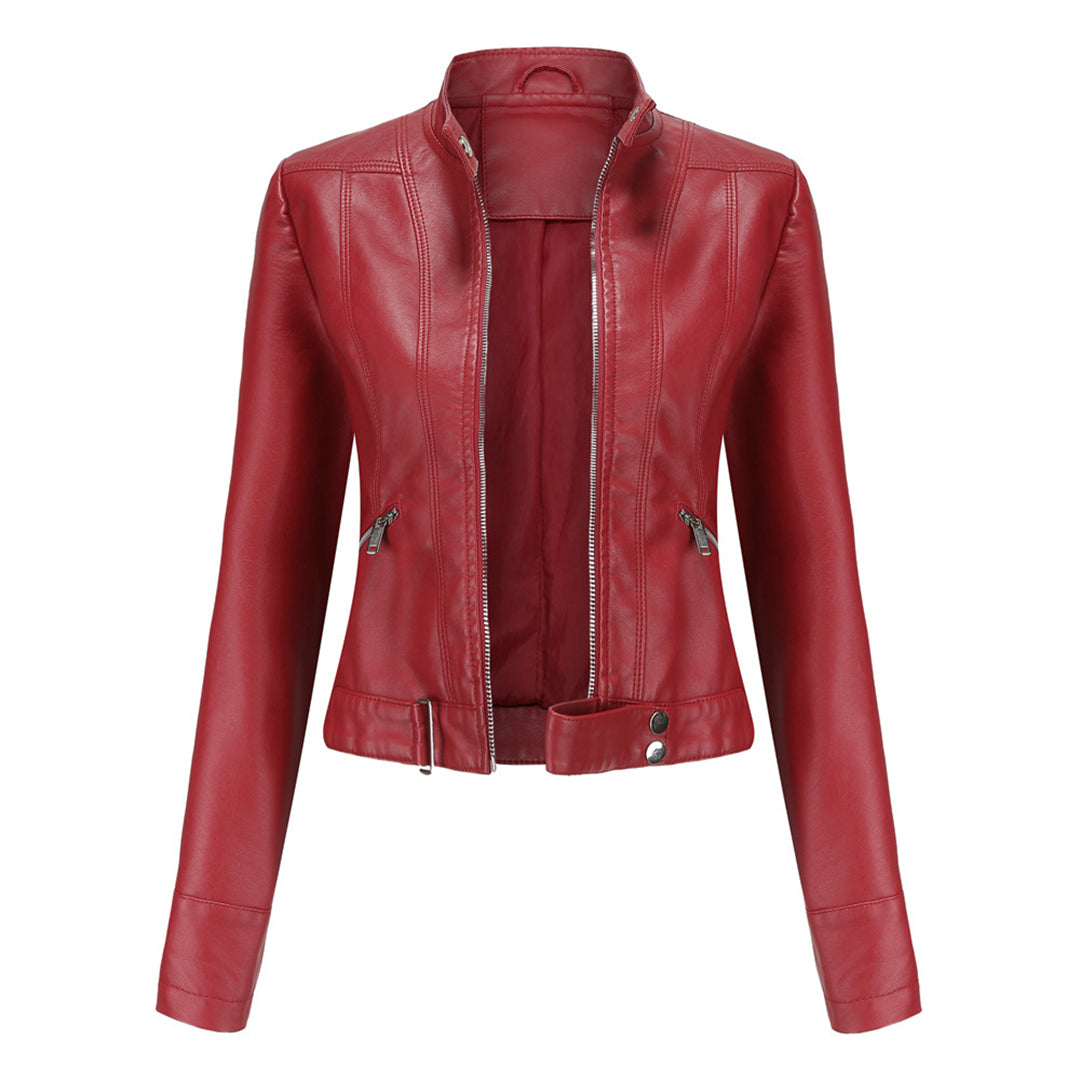 Aria | Women's Leather Jacket with Classic Design