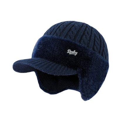 Eric | Warm Winter Knit Trapper Hat with Visor and Ear Flaps