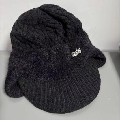 Eric | Warm Winter Knit Trapper Hat with Visor and Ear Flaps