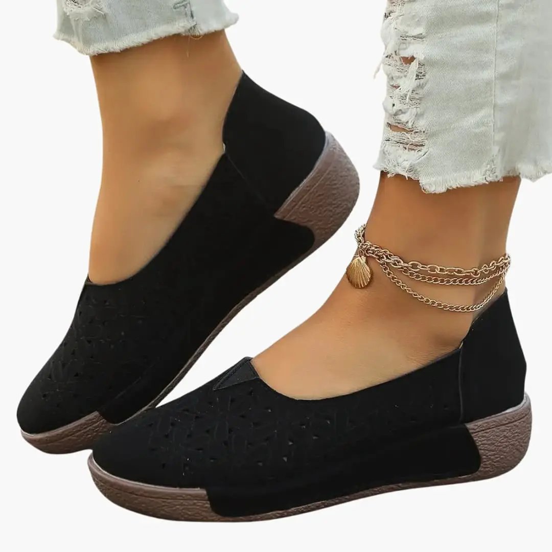 Sarah | Women’s Comfortable Loafers With Orthopedic Insole Leather Upper